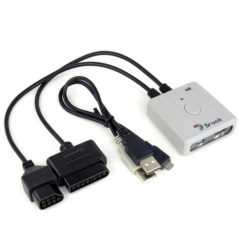 Brook USB Adapter for PS3 to for PS4 Gaming Super Converter White